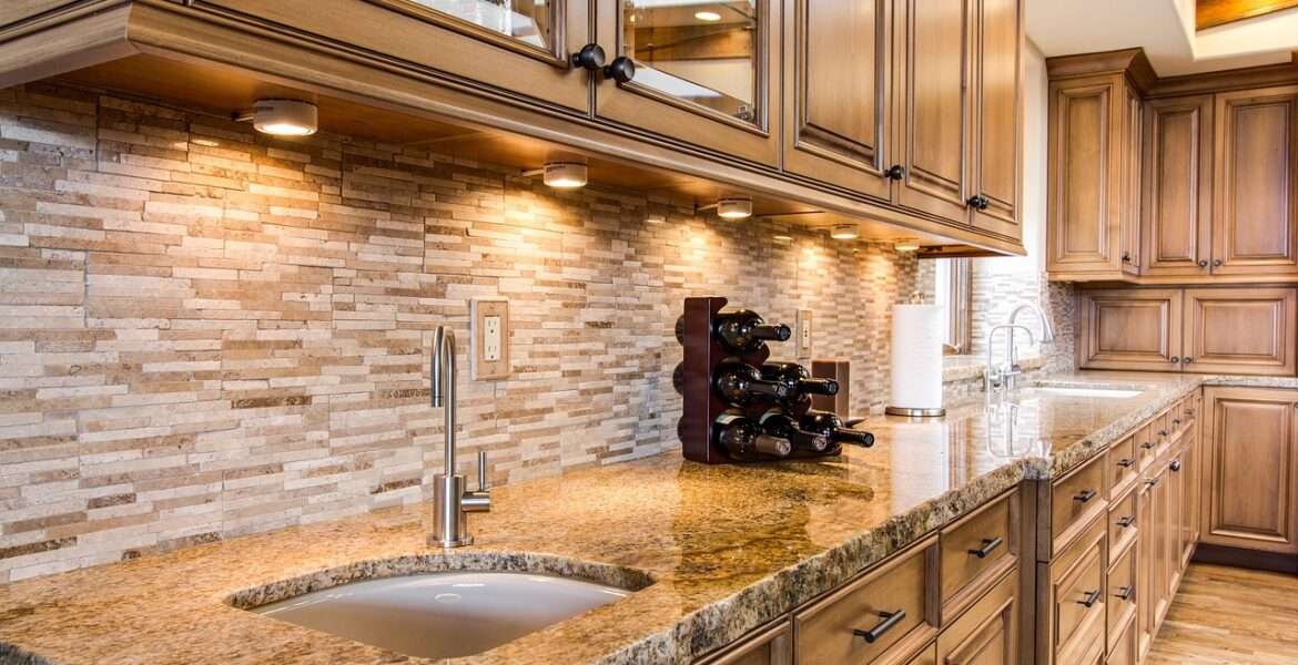 Customized Kitchens with wooden cabinet