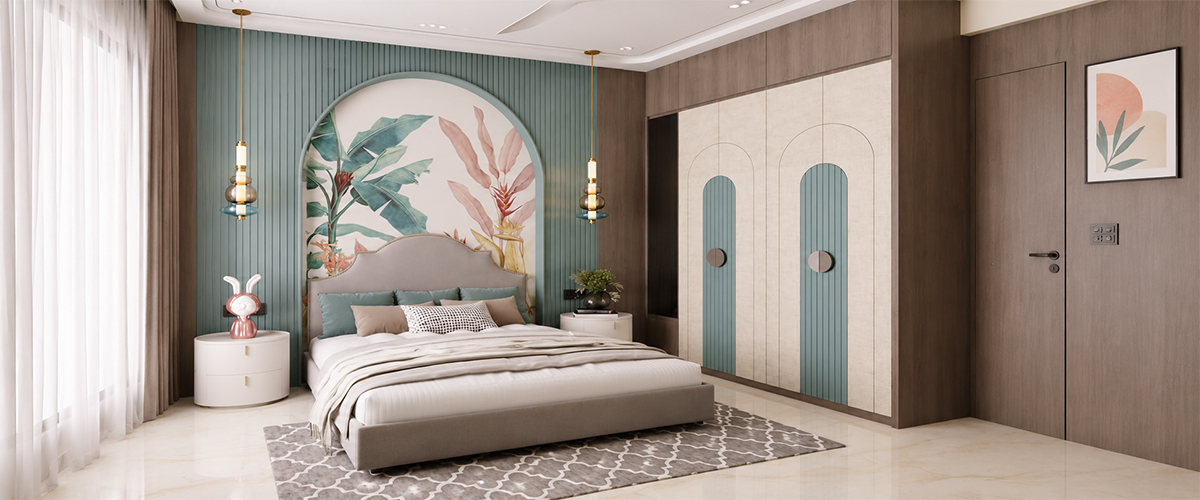 Master Bedroom Design
Sophisticated bedroom interiors designed for comfort and relaxation.