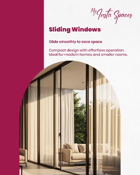 Sliding window designs for Bangalore apartments and compact modern homes