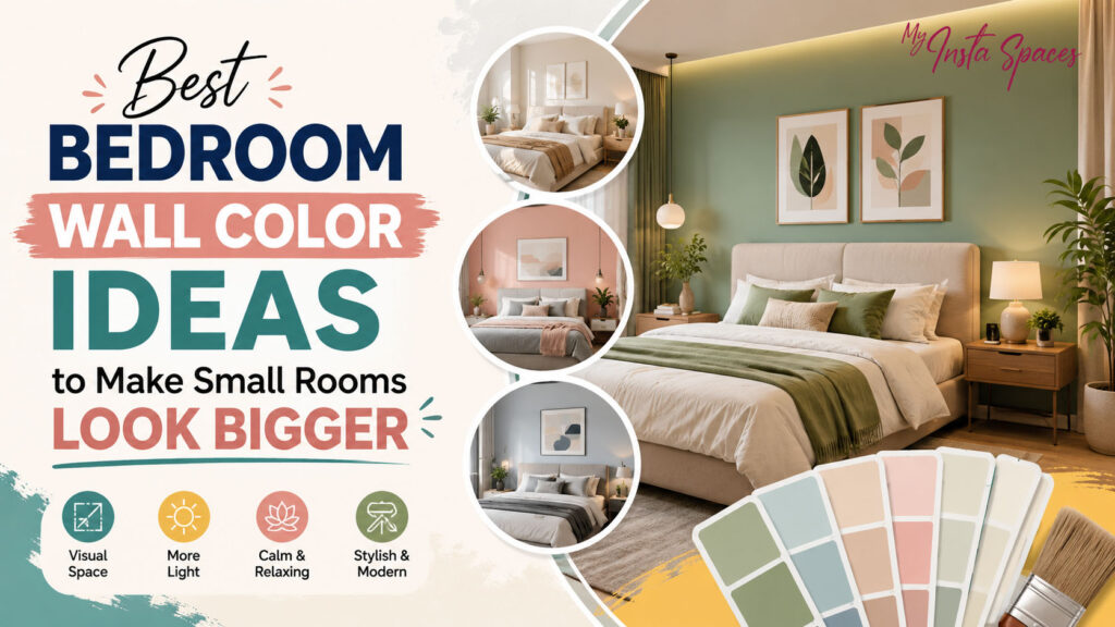 Best Bedroom Wall Colour Combinations to Make Small Rooms Look Bigger