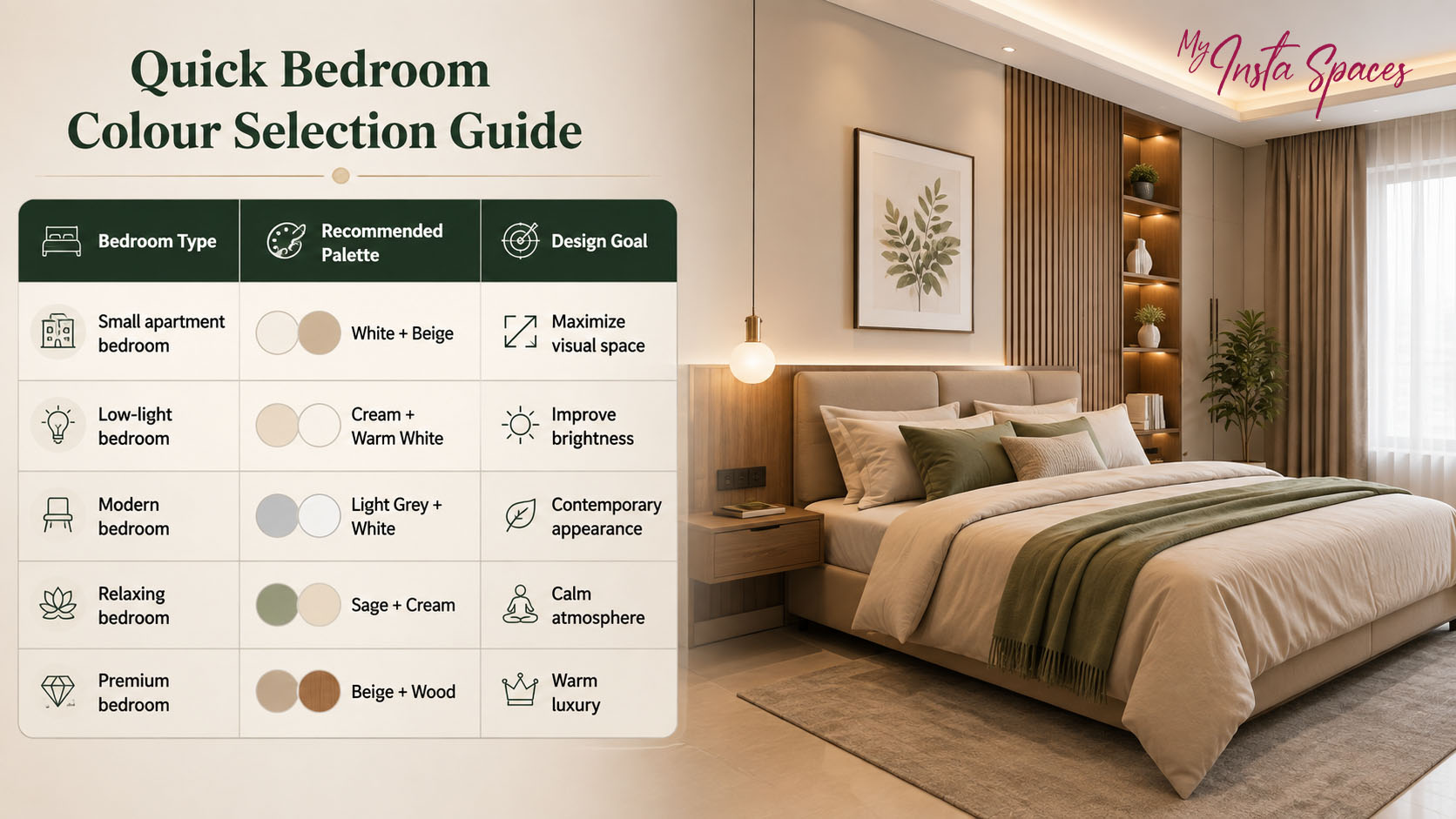 Best Bedroom Wall Colour Combinations to Make Small Rooms Look Bigger - image 3