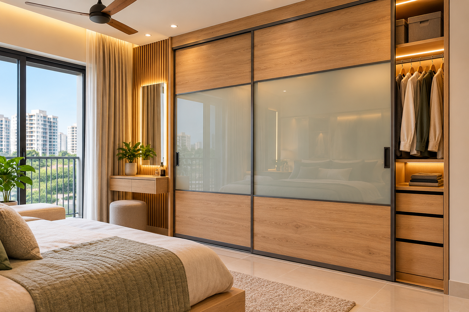 Sliding vs Hinged Wardrobes